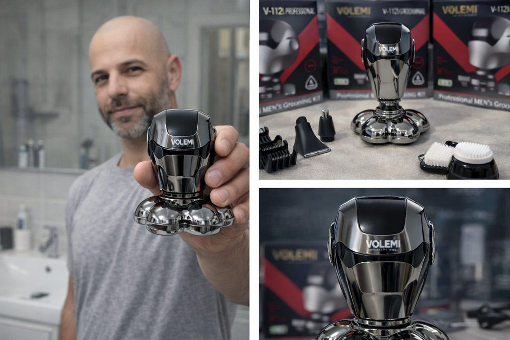 Tondeuse Rasoir  VOLEMI V-112 – Kit Grooming 12-en-1 Rechargeable USB