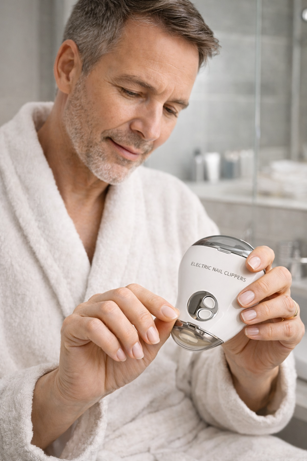 Coupe-Ongles Électrique 2-en-1 – Coupe + Limage en Une Seule Action